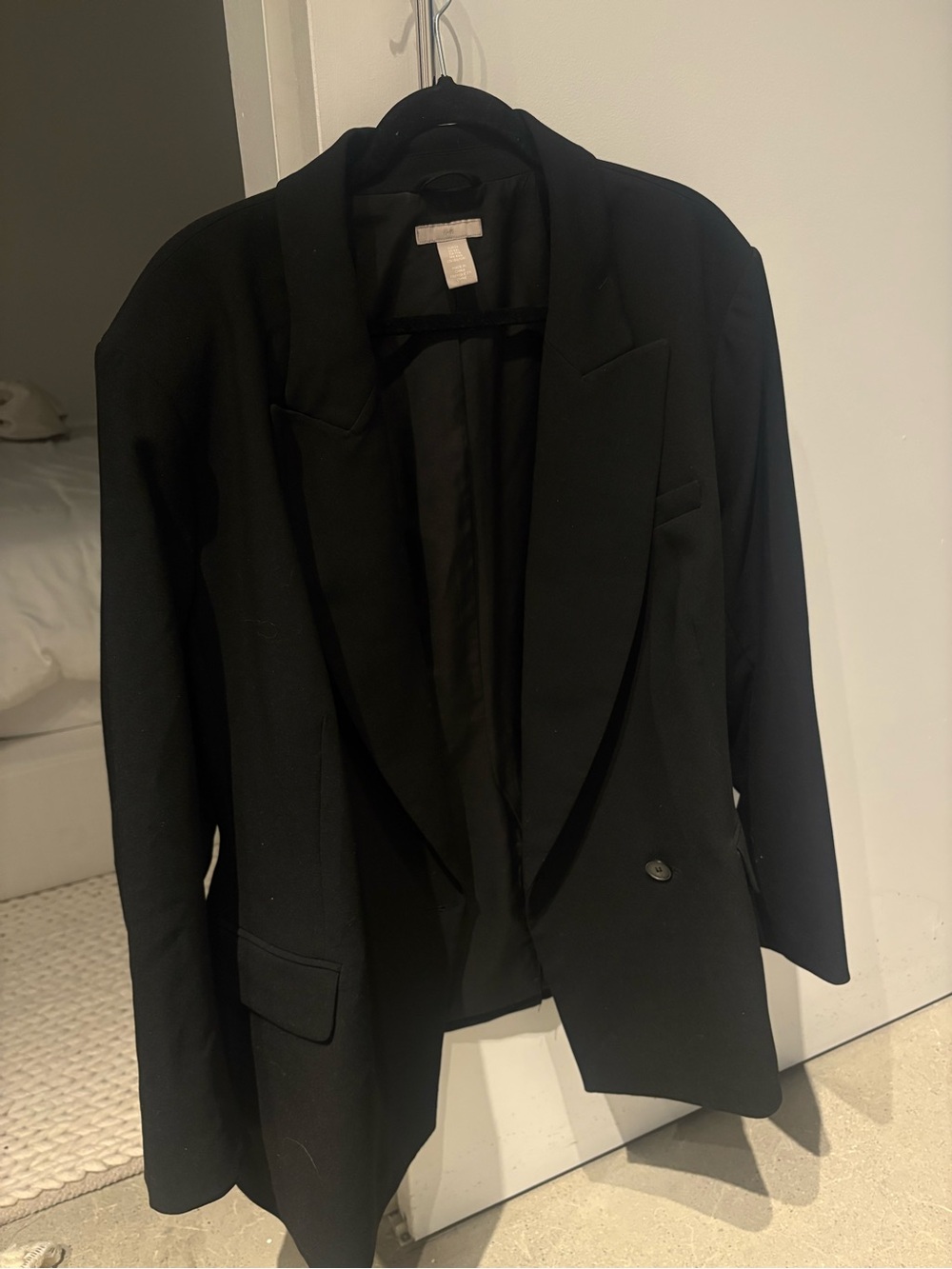 H&M Black Oversized Blazer